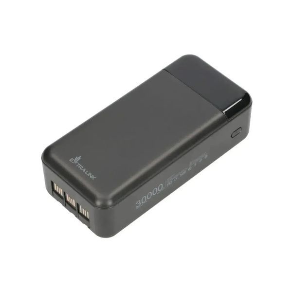 Зовнішній акумулятор Extralink EPB-124 30000mAh 22.5W Чорний EURO_1273002 фото