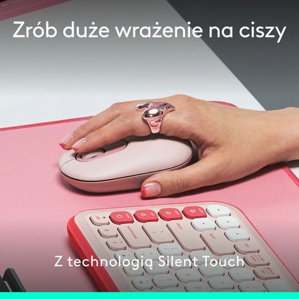 Мышь Logitech POP розовая EURO_1327803 фото