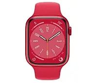 Apple Watch 8 45/(продукт) Червоний алюміній/червоний спорт GPS 1071044 фото