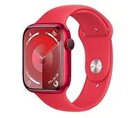 Apple Watch 9 45/(продукт) Красный алюминий/красный спортивный полоса M/L LTE 1180410 фото