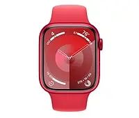 Apple Watch 9 45/(продукт) Червоний алюміній/червоний спортивний діапазон M/L LTE 1180410 фото