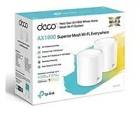 Tp-link deco x20 mesh wifi6 (1800mb/s a/b/g/n/ac/ax) 2xap 635027 фото