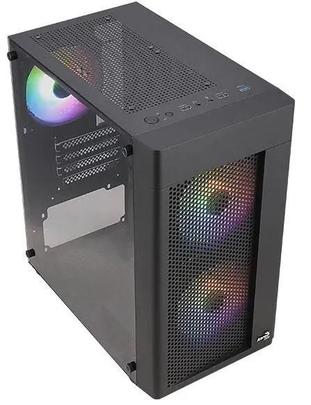 Корпус Aerocool Hexform TG FRGB черный EURO_1272981 фото
