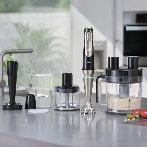 Блендер Braun Multi Quick 9 MQ9187XLI 1200Вт Миксер Нарезка Насадка для пюре EURO_1221697 фото