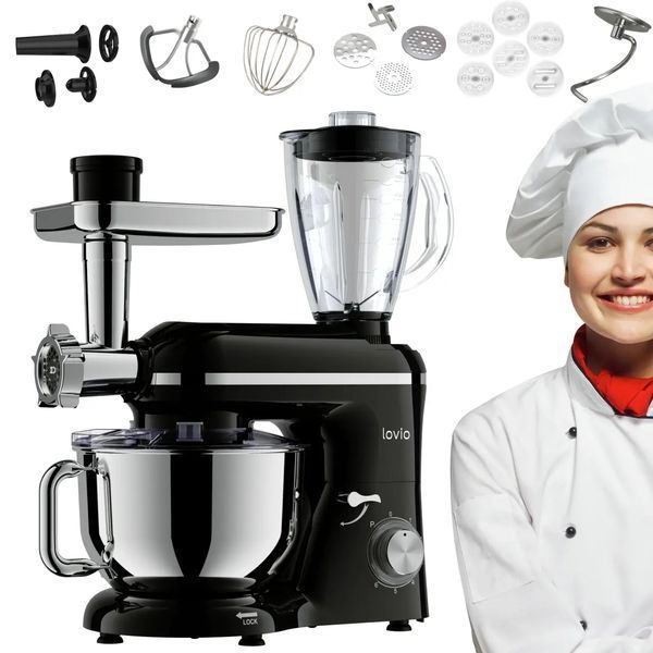 Кухонний робот Lovio Home ChefAssistant Plus LVSTM02PBK EURO_1323530 фото