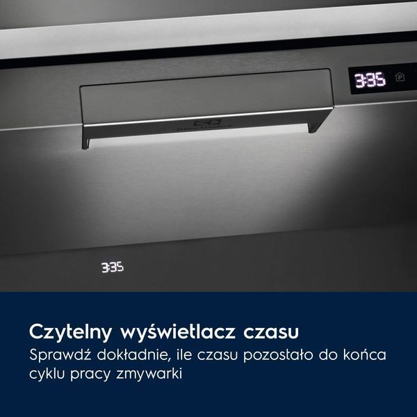 Посудомийна машина Electrolux 700 GlassCare EEG88500L 60см Автоматичне відкривання дверей ящик для столових приборів EURO_1324660 фото