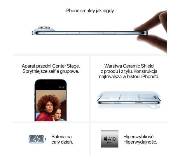 Смартфон Apple iPhone Air 256GB Sky Blue (MG364, MG1D4, MG2P4) 1362347 фото