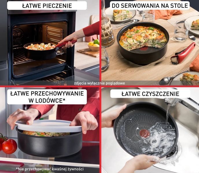 Набір каструль Tefal Ingenio Simply Cook L7248553 Індукція Титан 24см, 28см EURO_1340566 фото