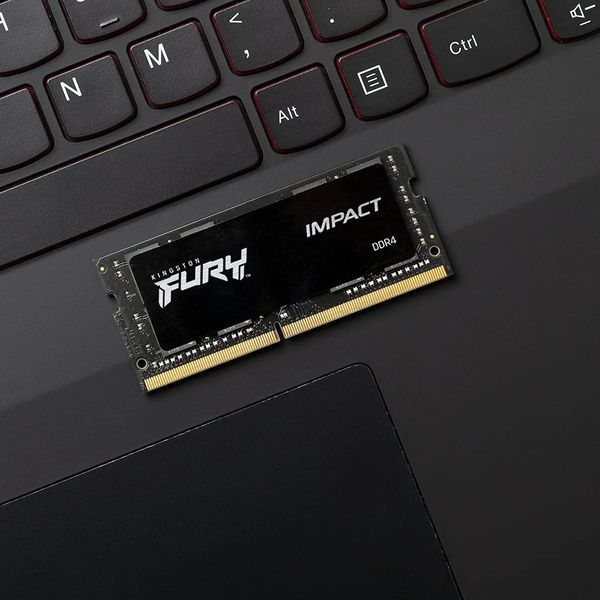 Память Kingston FURY Impact DDR4 32GB 3200 CL20 SODIMM черный EURO_1252133 фото