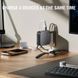 Повербанк 4smarts Lucid 3iw1 Hybrid Charger 10000мАч 20Вт Встроенный кабель USB-C / Lightning Серебристый EURO_1359077 фото 7