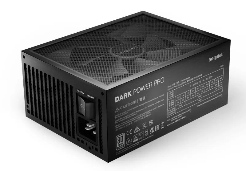 Блок питания be quiet! Dark Power Pro 13 1300W 80+ Titanium Черный EURO_1308274 фото