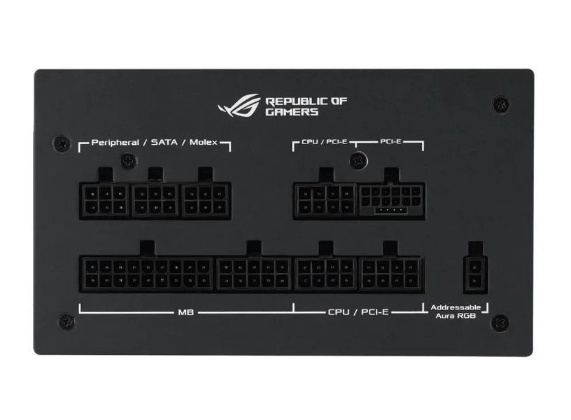 Блок питания ASUS ROG STRIX Gold Aura Edition 750W 80+ Gold Черный EURO_1287171 фото