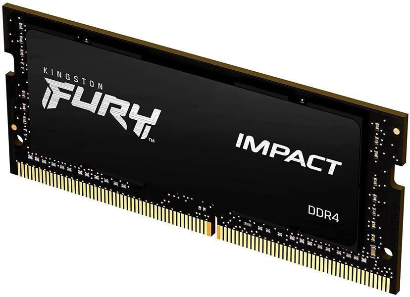 Память Kingston FURY Impact DDR4 32GB 3200 CL20 SODIMM черный EURO_1252133 фото