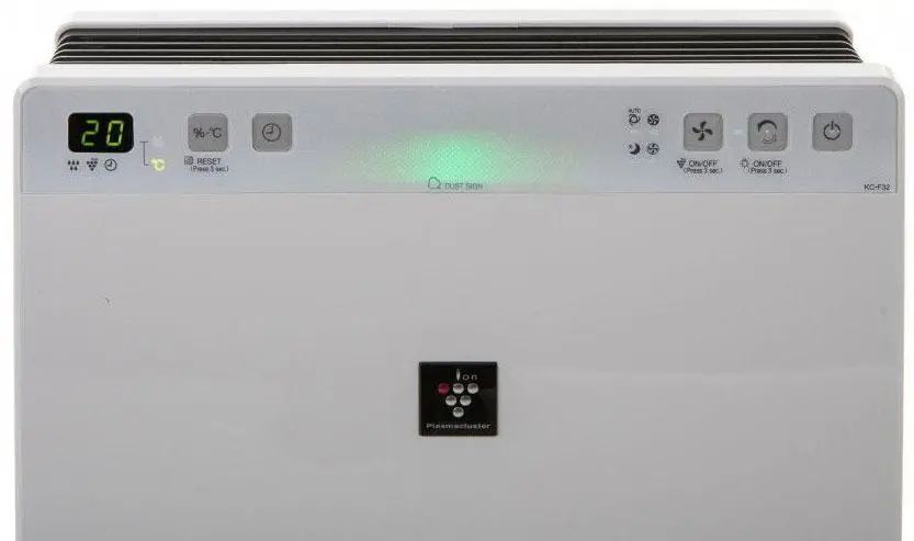Очиститель воздуха Sharp KC-F32EUW с ионизацией и увлажнением воздуха EURO_1149639 фото