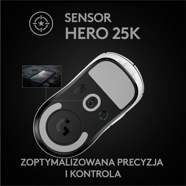 Геймерська мишка Logitech G Pro X Superlight Білий EURO_1229607 фото