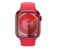 Apple Watch 9 45/(продукт) Червоний алюміній/червоний спортивний діапазон M/L GPS 1180332 фото