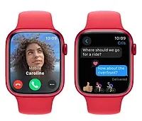 Apple Watch 9 45/(продукт) Червоний алюміній/червоний спортивний діапазон M/L GPS 1180332 фото