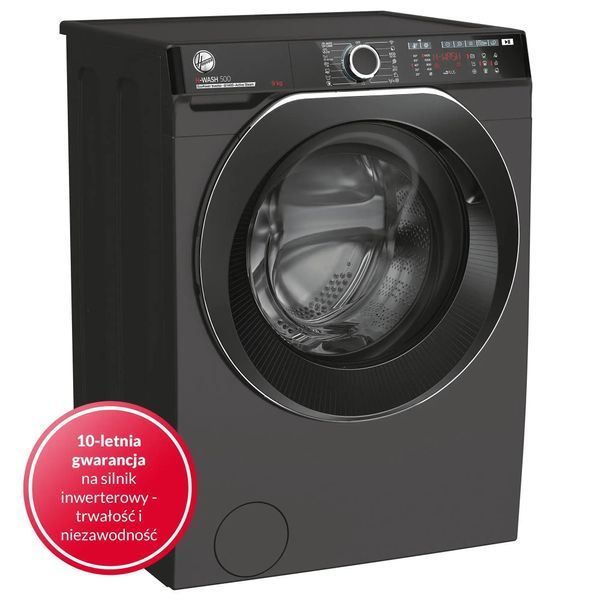 Стиральная машина Hoover H-Wash 500 HWP 49AMBCR/1-S Slim 9 кг 1400 об/мин Беспроводное управление EURO_1225048 фото