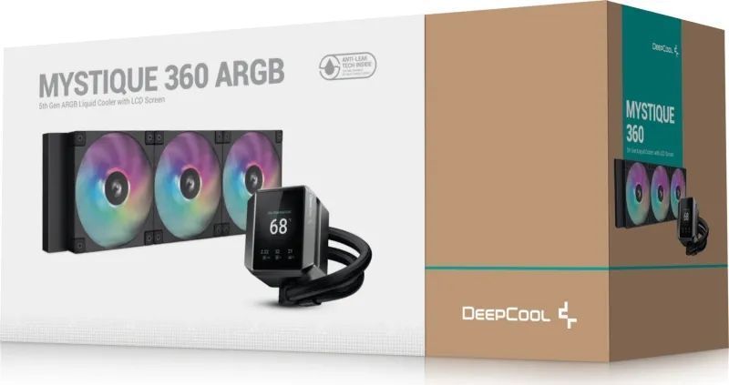 Охолодження DeepCool Mystique 360 ARGB чорне EURO_1330903 фото