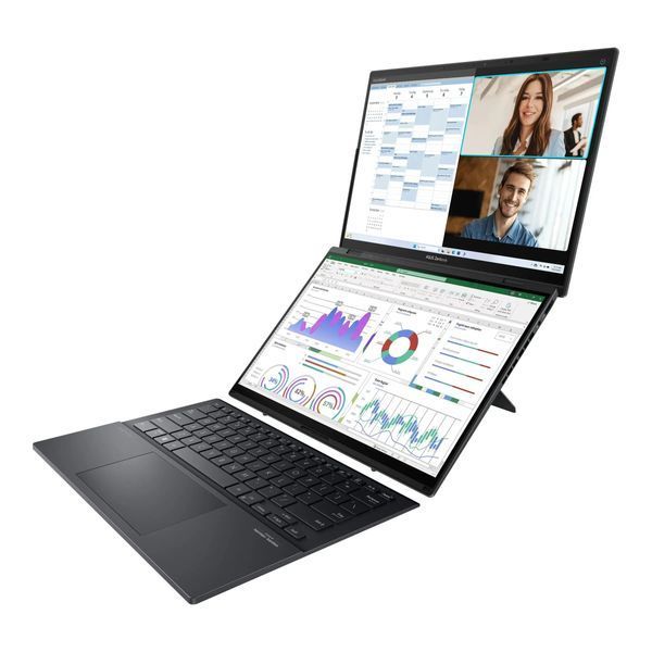 Ноутбук ASUS ZenBook Duo 2025 UX8406CA-PZ068X OLED 14 120Hz Ultra 9 285H 32GB RAM 2TB SSD Win11 Pro Серый EURO_1338983 фото