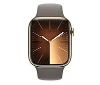 Apple Watch 9 45/Gold Steel/Clay Sport Band S/M LTE 1180289 фото