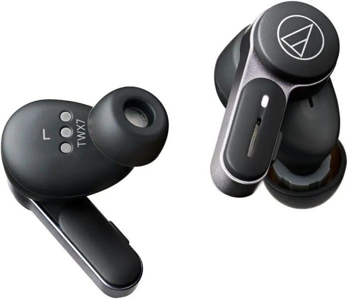 Бездротові навушники Audio-Technica ATH-TWX7BK внутрішньоканальні Bluetooth 5.1 чорного кольору EURO_1312453 фото
