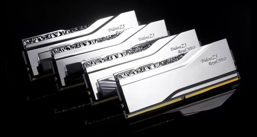 Пам'ять RAM G.Skill Trident Z5 Royal Neo DDR5 64GB (2x32GB) 6000 CL28 Білий EURO_1378016 фото