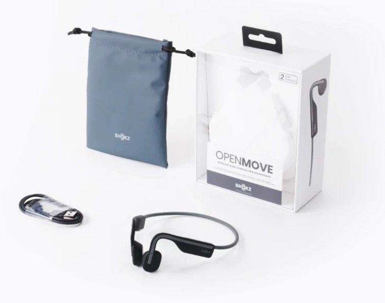 Безпровідні навушники Shokz OpenMove кісткове провідництво Bluetooth 5.0 сірий EURO_1359487 фото