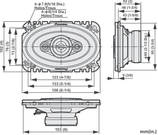 Автомобильные динамики Pioneer TS-A6881F EURO_1302502 фото