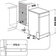 Посудомийна машина Whirlpool WSFO3O34PFX DNN_1391796 фото