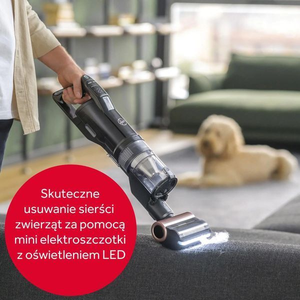 Пилосос Hoover HFX Pet HFX10P 011 30хв Знімний акумулятор Міні електрощітка EURO_1295106 фото