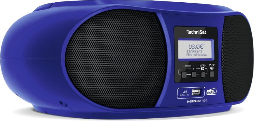 Bluetooth-радіоплеєр TechniSat DigitRadio 1990 синього кольору EURO_1253033 фото