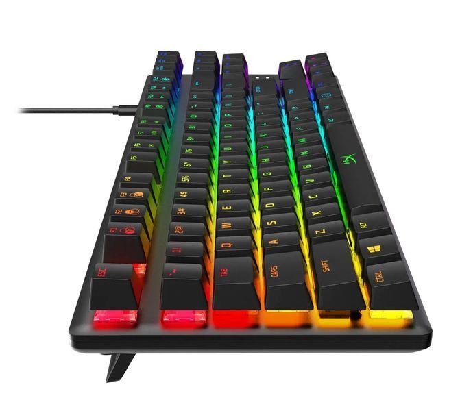 Механічна клавіатура HyperX Alloy Origins Core PBT HX Blue Чорна EURO_1363194 фото