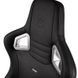 Крісло Noblechairs EPIC Black Edition для ігор до 120 кг, шкіра ECO High Tech, чорне EURO_1305065 фото 9