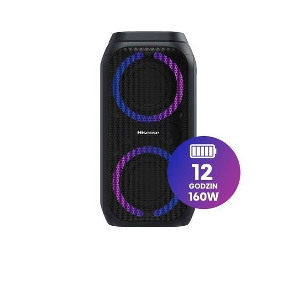 Power Audio Hisense Party Rocket 160 160W Bluetooth Караоке Чорний EURO_1373882 фото
