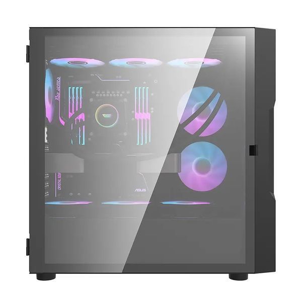 Корпус Darkflash DK431 Glass RGB Черный EURO_1336576 фото