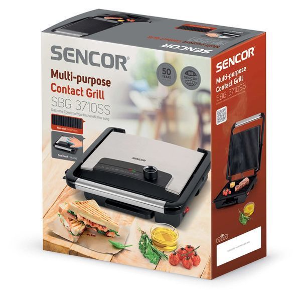 Електричний гриль Sencor SBG 3710SS 798см2 EURO_1292948 фото