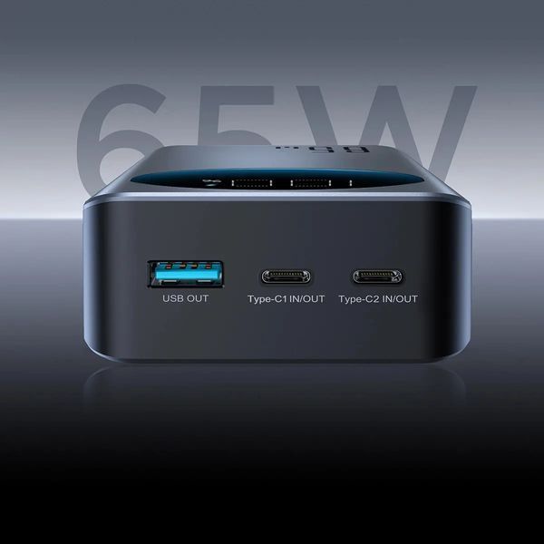 Зовнішній акумулятор Joyroom JR-PBF05 30000mAh 65W Чорний EURO_1330003 фото