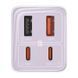 Зарядний пристрій Baseus GaN6 Pro 2xUSB-C + 2xUSB 65W фіолетового кольору EURO_1312328 фото 2