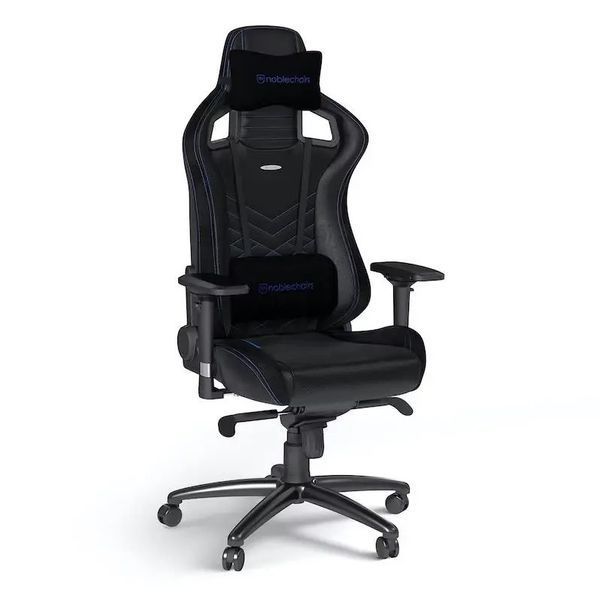 Noblechairs EPIC Black Blue Игровое кресло до 120 кг ЭКО-кожа Черный и синий EURO_1305060 фото