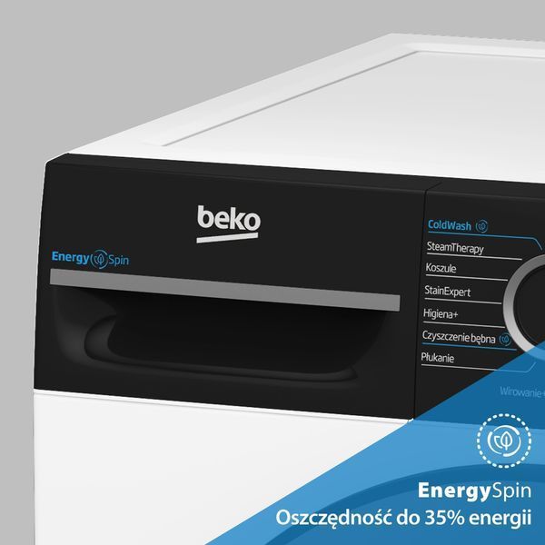 Пральна машина Beko b300 BM3WFU3821WBW EnergySpin 8кг 1200об/хв EURO_1372292 фото