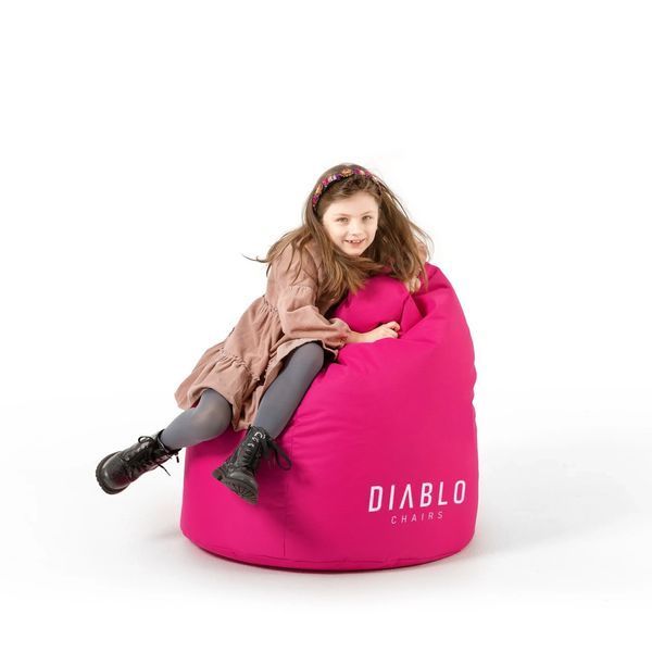 Пуф для детей Diablo Chairs Мешок Ткань Розовый EURO_1367444 фото