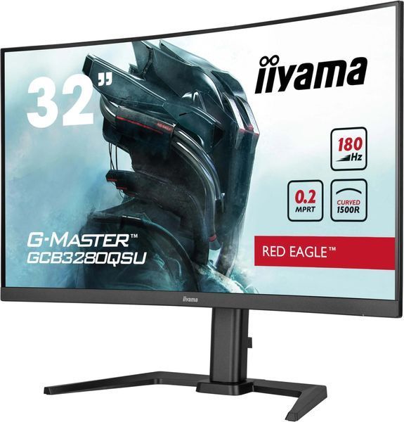 Монітор iiyama G-Master GCB3280QSU-B2 32' 2K VA 180Hz 0.2ms MPRT Вигнутий ігровий EURO_1340492 фото