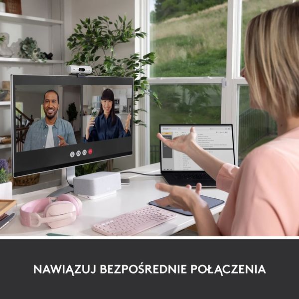 Веб-камера Logitech Brio 500 Білий EURO_1274732 фото