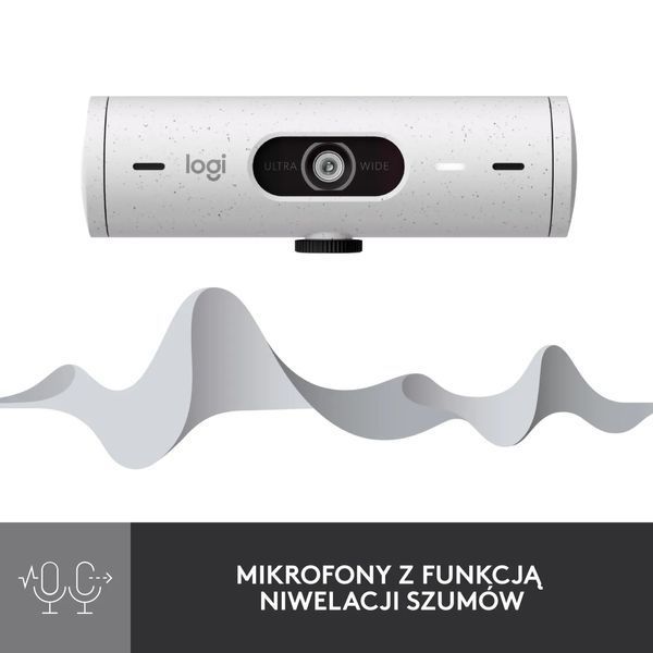 Веб-камера Logitech Brio 500 Білий EURO_1274732 фото