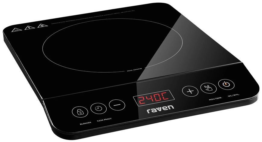 Настільна плита Raven EKI001 Чорна EURO_1288449 фото