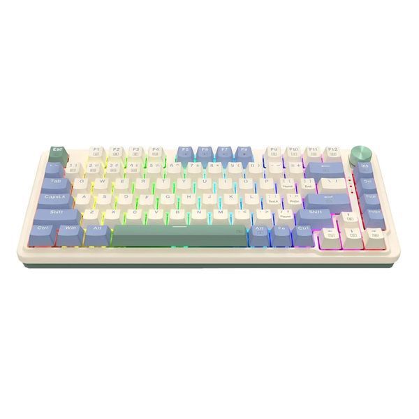 Механічна клавіатура Redragon Ucal Pro K673 RGB Pro Red Switch біло-синя EURO_1318763 фото