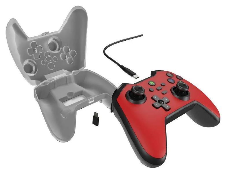 Кабель Genesis Mangan 300 для ПК, Nintendo Switch, Android, Steam Deck, Asus Rog Ally, провідний, червоний EURO_1305406 фото