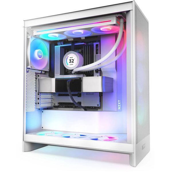 Корпус NZXT H7 Flow RGB 2024 окно Белый EURO_1323963 фото