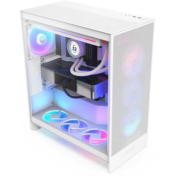 Корпус NZXT H7 Flow RGB 2024 окно Белый EURO_1323963 фото
